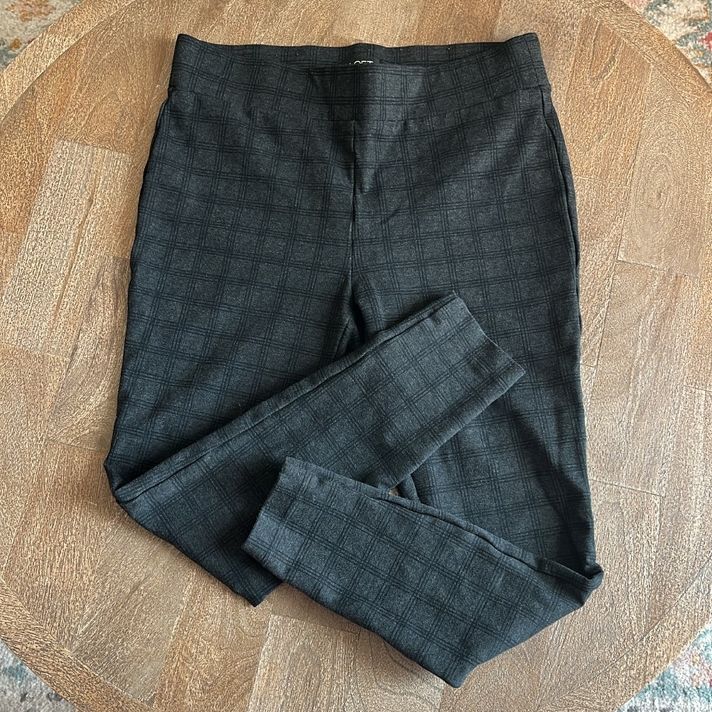 LOFT PULL ON SKINNY DRESS PANTS SZ PETITE MEDIUM